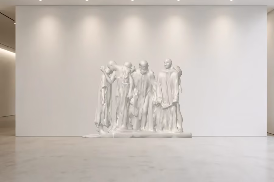 加莱义民群像与安静展厅